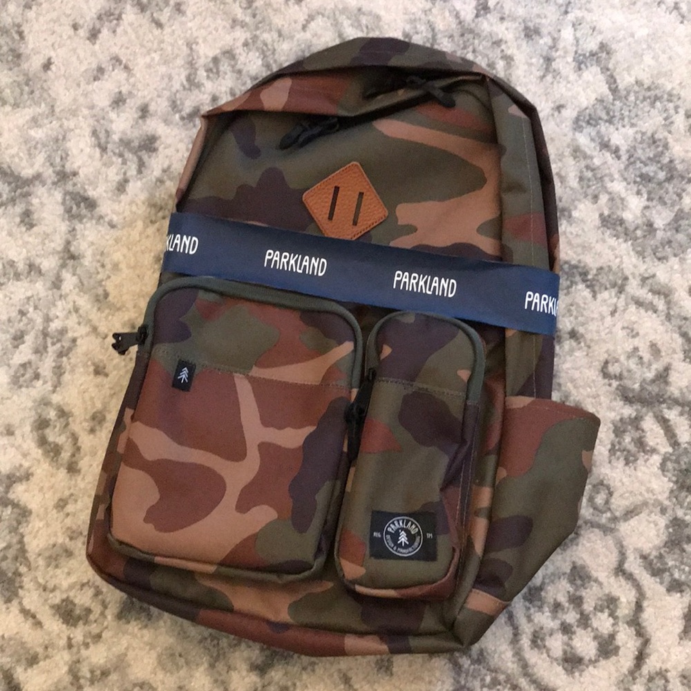 Parkland Academy Camo Backpack NWT